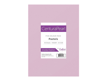 Crafter's Companion Centura Pearl Printable Card Pack - A4 Pastels