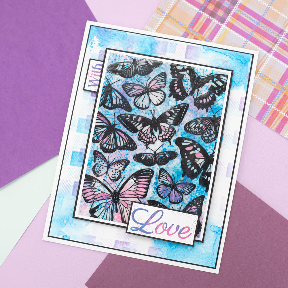 Crafter's Companion Clear Acrylic Stamp - Magnificent Butterflies ...