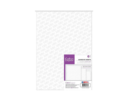 Crafter's Companion Double Sided Adhesive Sheets - A4 Size (6PC)