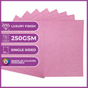 Crafter's Companion Glitter Card 10 Sheet Pack - Baby Pink