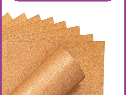 Crafter's Companion Glitter Card 10 Sheet Pack - Rose Gold