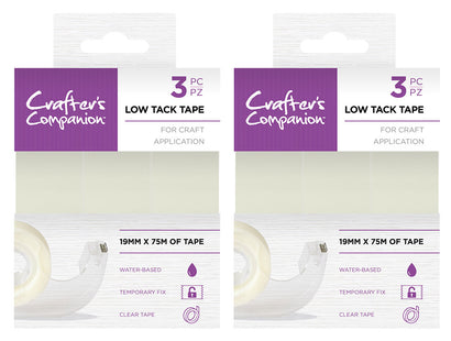 Crafter's Companion Low Tack Tape 2pk