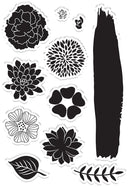 Crafter's Companion Photopolymer Stamp - Fancy Florals