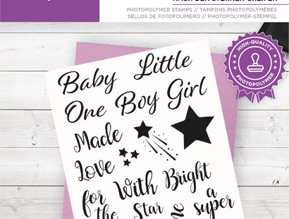 Crafter's Companion Photopolymer Stamp - Reach for the Stars