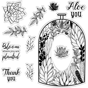 Crafter's Companion Photopolymer Stamp - The Terrarium