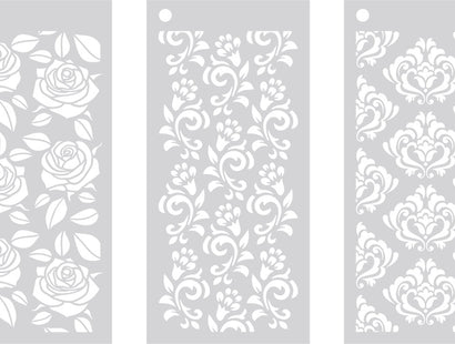 Crafter's Companion Stencil Set- Opulent Trio