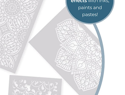 Crafter's Companion Stencil Set - Decorative Trio