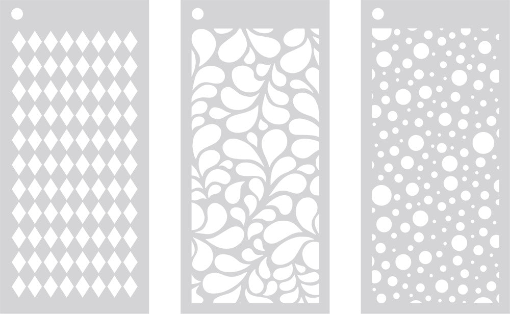 Stylish Trio Stencil Set | Crafter's Companion -Crafters Companion UK