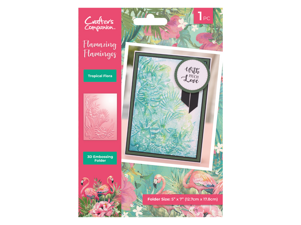 Flamazing Flamingos 3D Embossing Folder 5