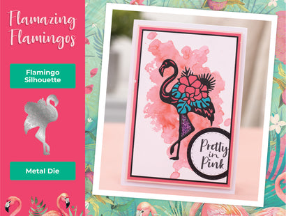 Flamazing Flamingos Metal Die - Flamingo Silhouette