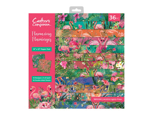 Flamazing Flamingos Paper Pad 12" x 12"