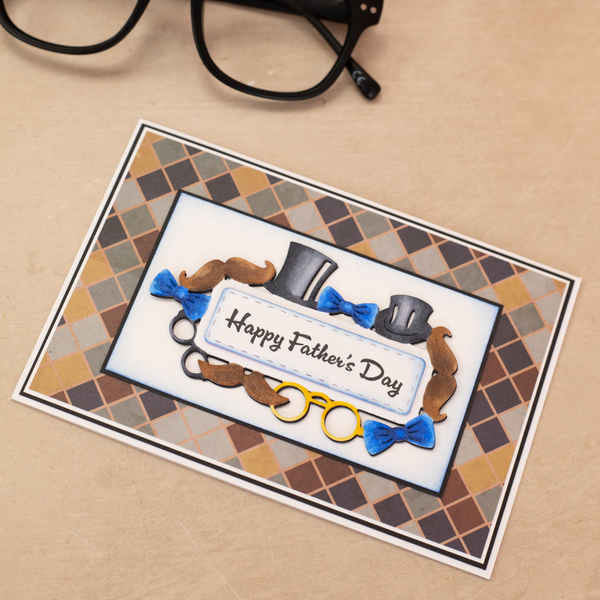 Crafter's Companion Stamp & Die - Happy Fathers Day