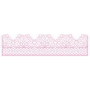 Nature's Garden Vintage Rose Pre-cut elements - Pretty Lace Border