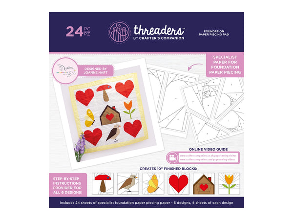 Threaders Foundation Paper Piecing Paper Pad