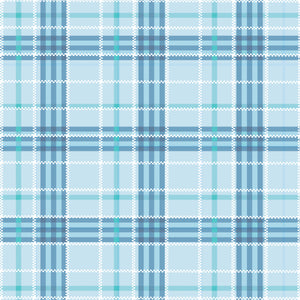 Crafter's Companion 12 x 12" Paper Pad - Blue Pastel Plaid