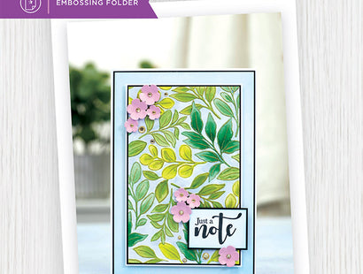 Gemini Illustrated Embossing Folder - Flourishing Foliage