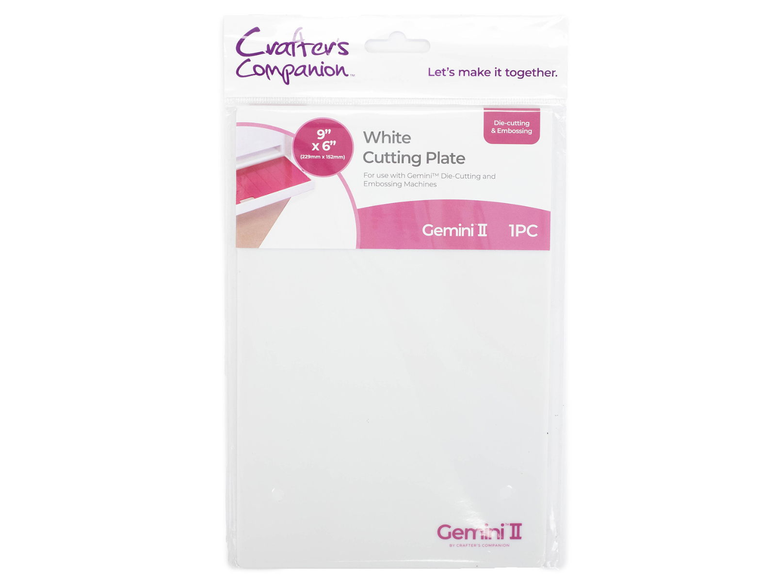 9x6 White Cutting Plate | Crafter’s Companion -Crafters Companion UK