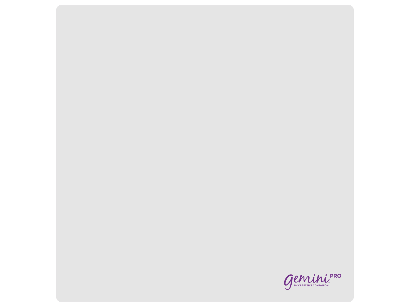 Gemini Pro Accessories - 12"x12" Clear Cutting Plate