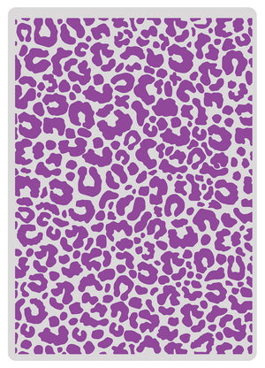 Gemini 5 x 7" 2D Textured Embossing Folder - Leopard Print