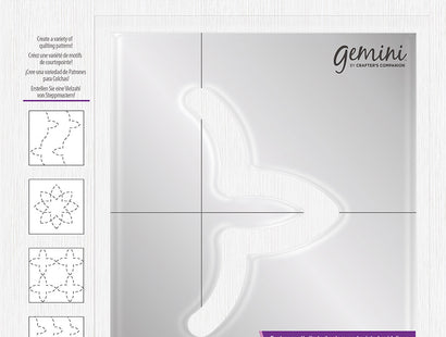 Gemini Border Quilting Pattern Guide - Decorative Petal