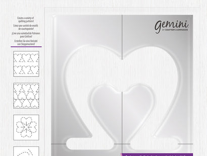 Gemini Border Quilting Pattern Guide - Heart