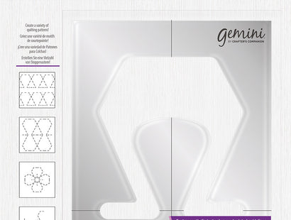 Gemini Border Quilting Pattern Guide - Jewel