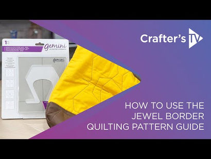 Gemini Border Quilting Pattern Guide - Jewel