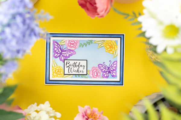 Gemini Create-a-card Paper Piecing Die – Butterflies and Blooms