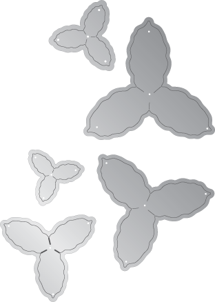 Gemini Elements Flower Forming Foam Die - Lily