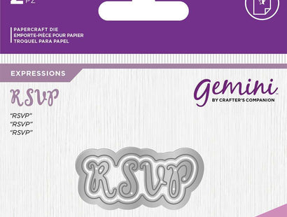 Gemini Expressions Metal Die - RSVP