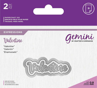 Gemini Expressions Metal Die - Valentine