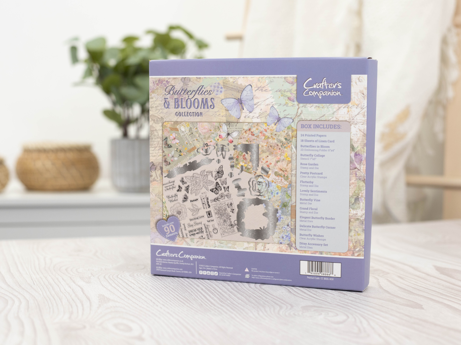 Crafter's Companion Butterflies & Blooms Craft Box