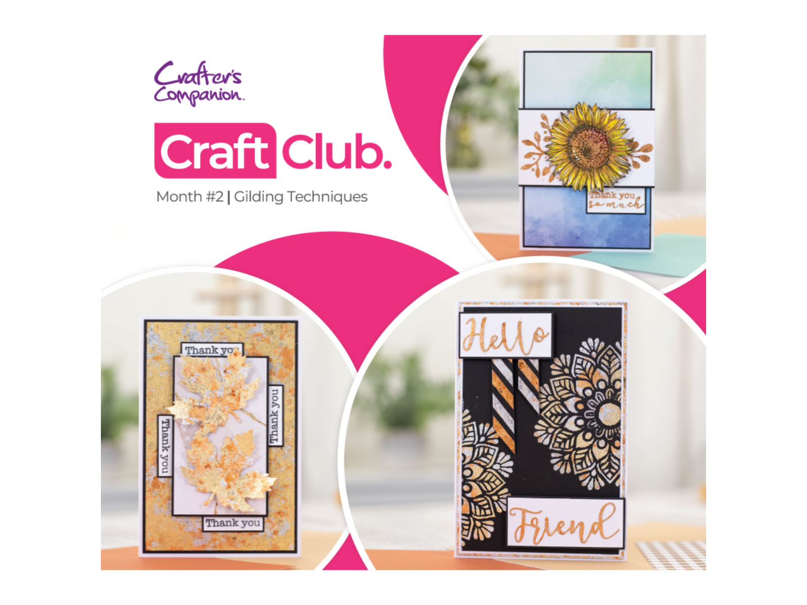 Crafter's Companion Craft Club - Gilding