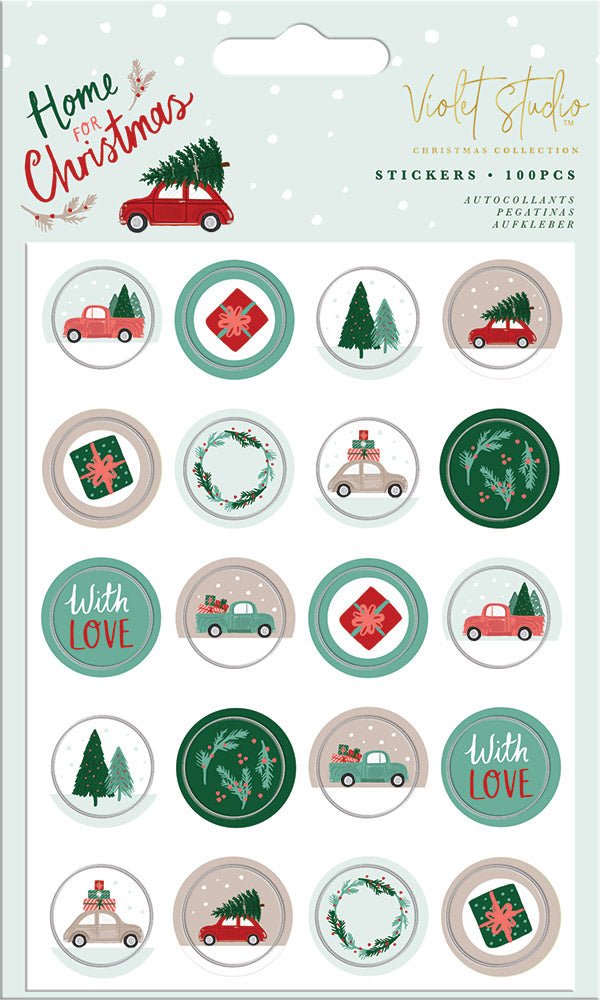 Mini Christmas Stickers - Violet Studio