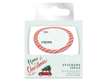 Christmas Gift Sticker Roll - Violet Studio