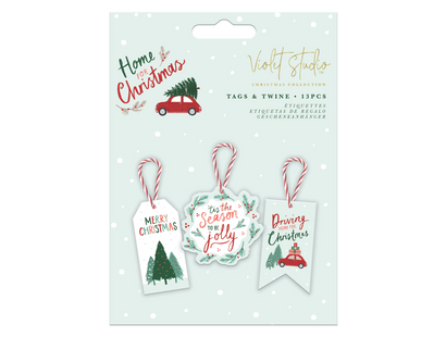 Christmas Gift Tags and Twine - Violet Studio