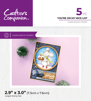 Crafter's Companion Christmas Cute Character Stamps Collection