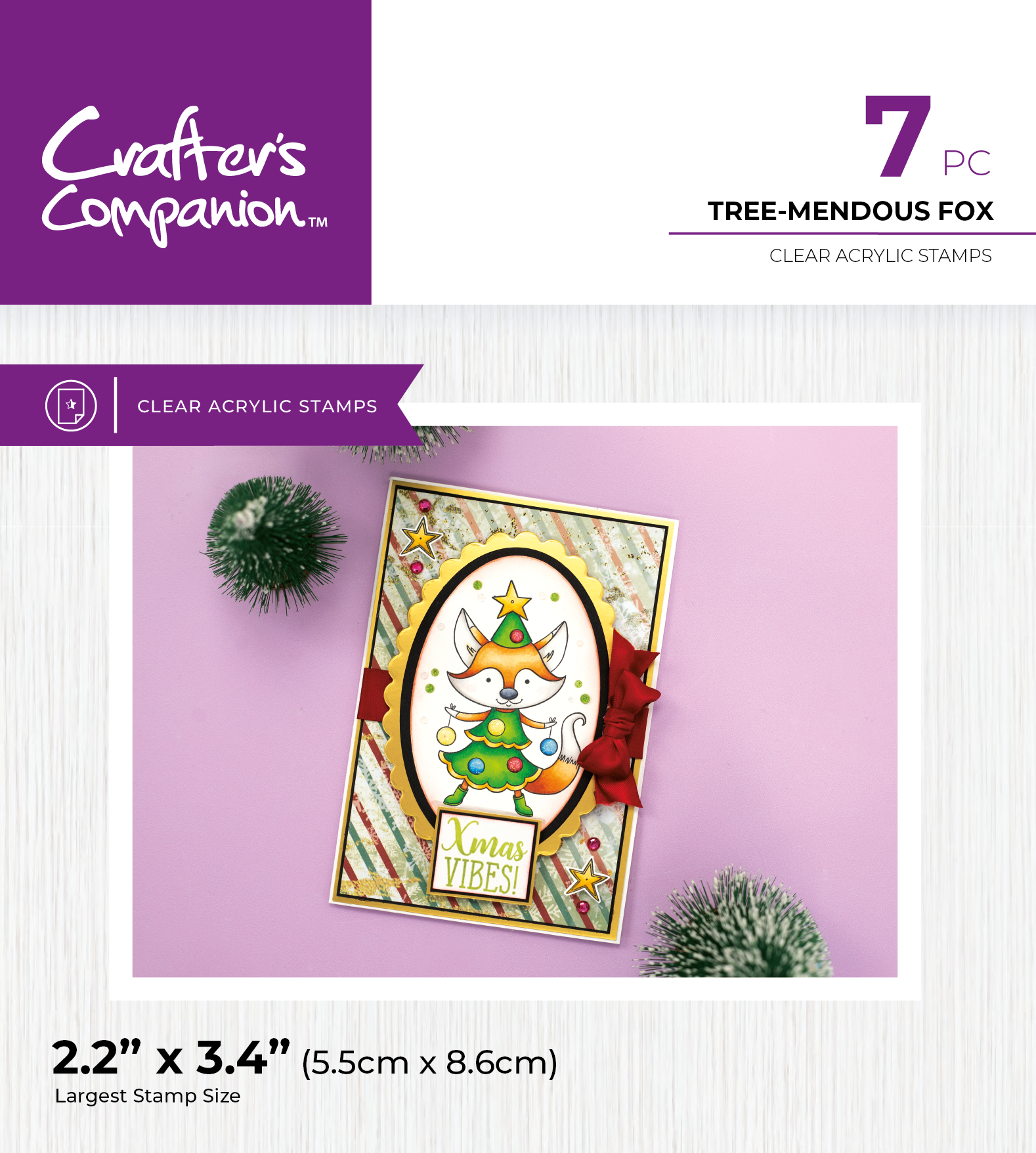 Crafter's Companion Christmas Cute Character Stamps Collection