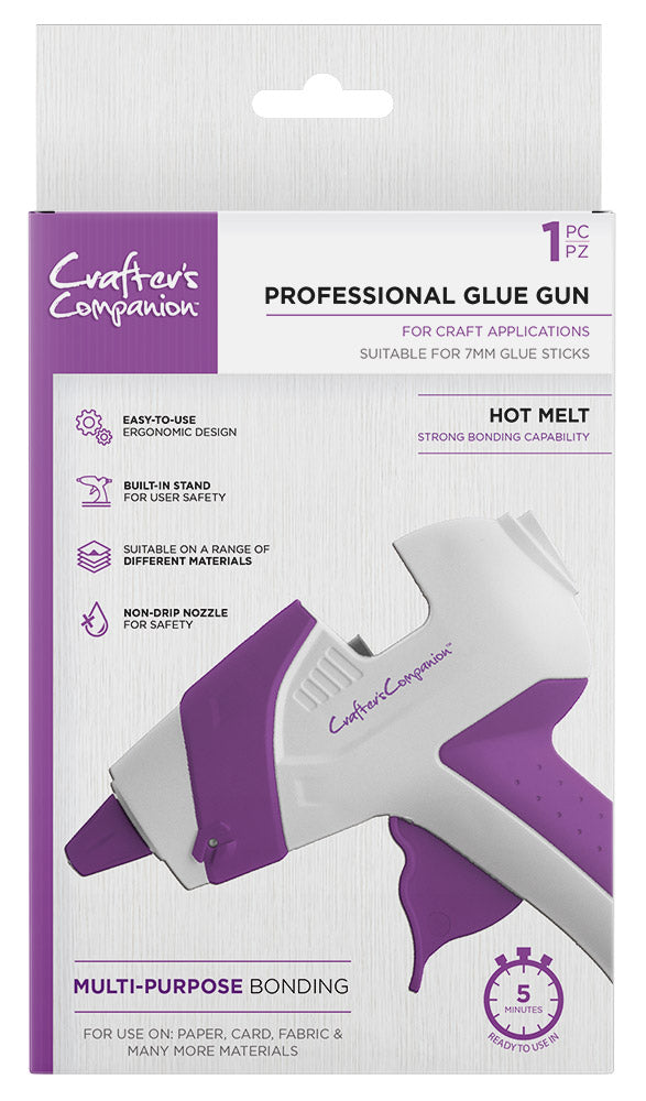 Crafter's Companion Hot Glue Gun with 100 Glue Sticks Collection