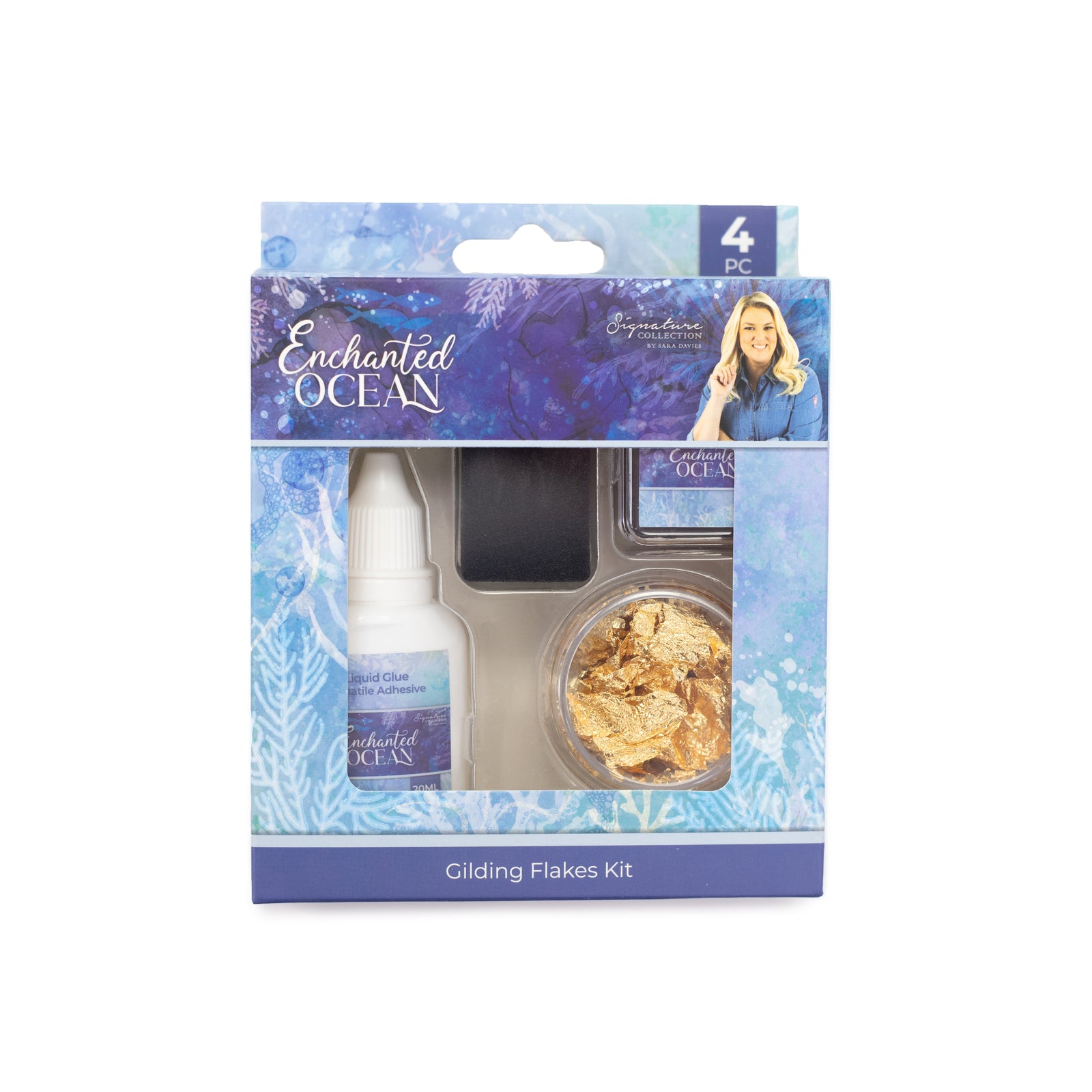 Sara Signature - Enchanted Ocean - Gilding Flakes Kit - 4 pieces