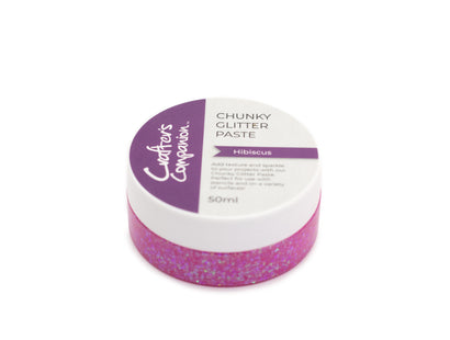 Crafter's Companion - Chunky Glitter Paste - Hibiscus