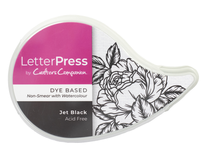 Crafter’s Companion - LetterPress Inkpad - Jet Black