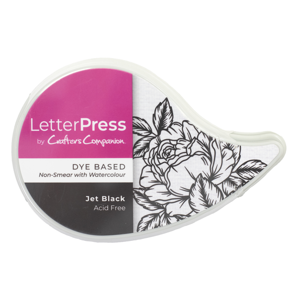 Crafter’s Companion - LetterPress Inkpad - Jet Black