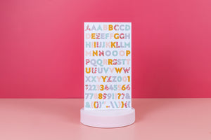 Alphabet Stickers Rainbow Blooms - Violet Studios