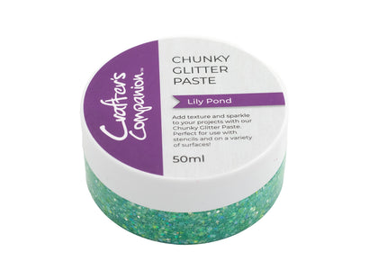 Crafter's Companion - Chunky Glitter Paste - Lily Pond