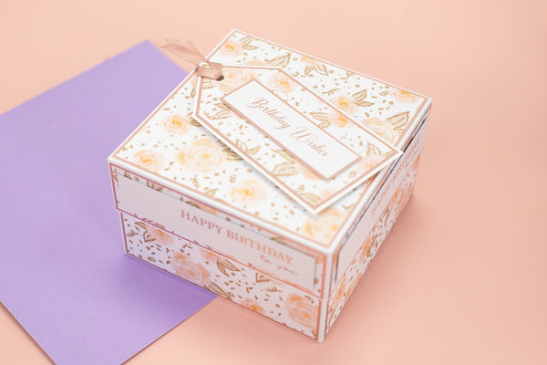 Crafters Companion Vellum Washi Rolls - Rose Gold Sentiments