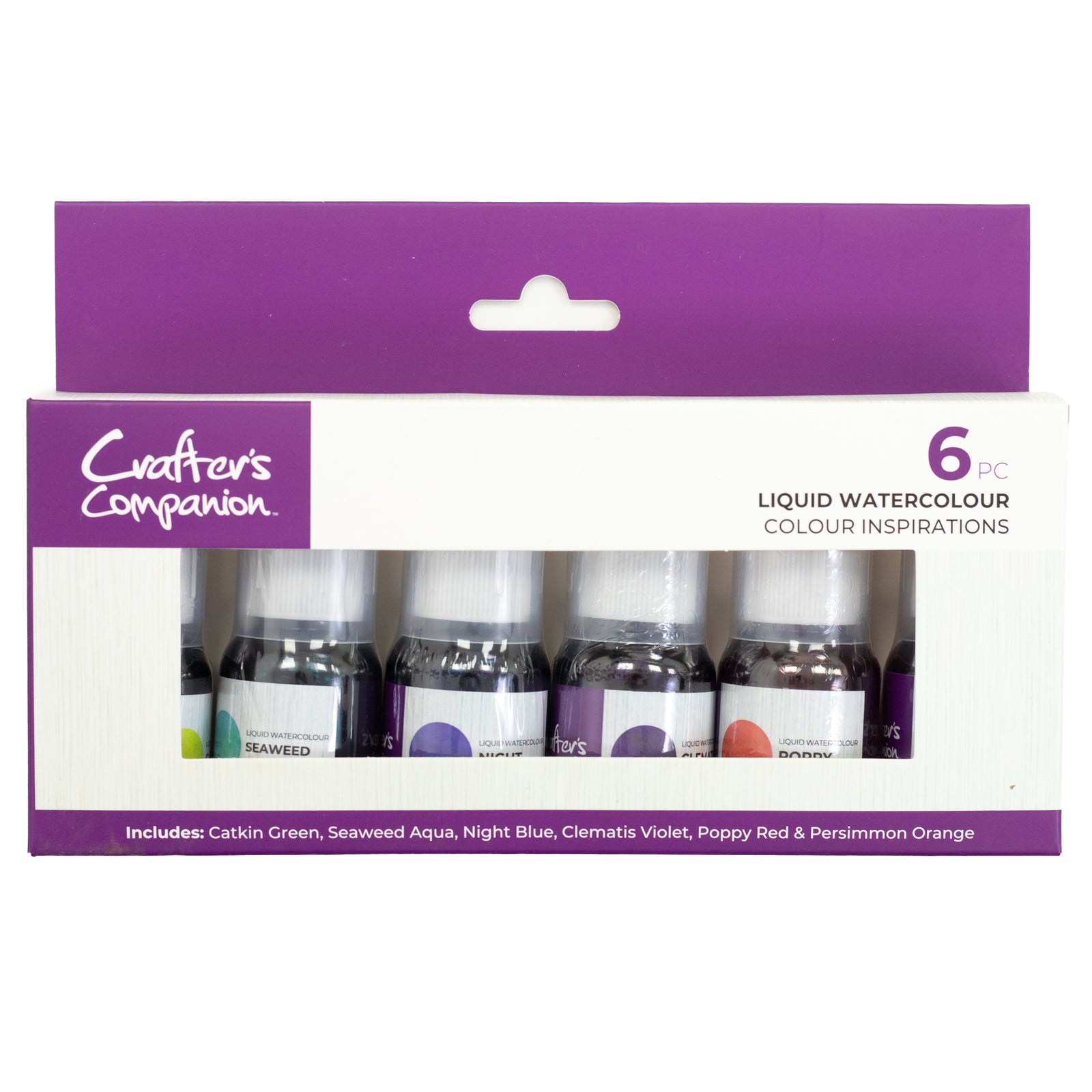 Crafter's Companion - Liquid Watercolours - Colour Inspirations 6pc