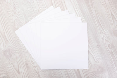 Crafters Companion – White Cardstock - 12 x 12 - 25PC