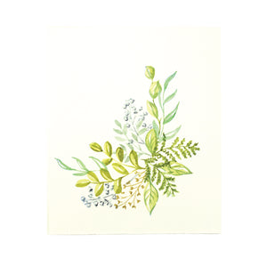 Sheena Douglass Watercolour Fusion Photopolymer Stamp - Foliage Fillers