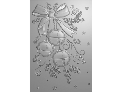 Jingle All The Way 3D Embossing Folder 4"x 6" - The Sound Of Christmas